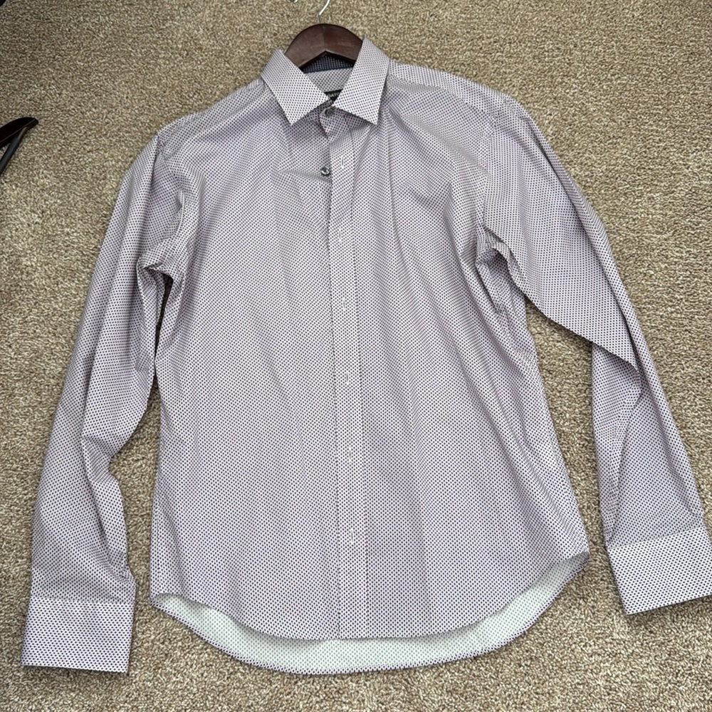 Bugatchi shaped fit dress shirt - Picture 6 of 7